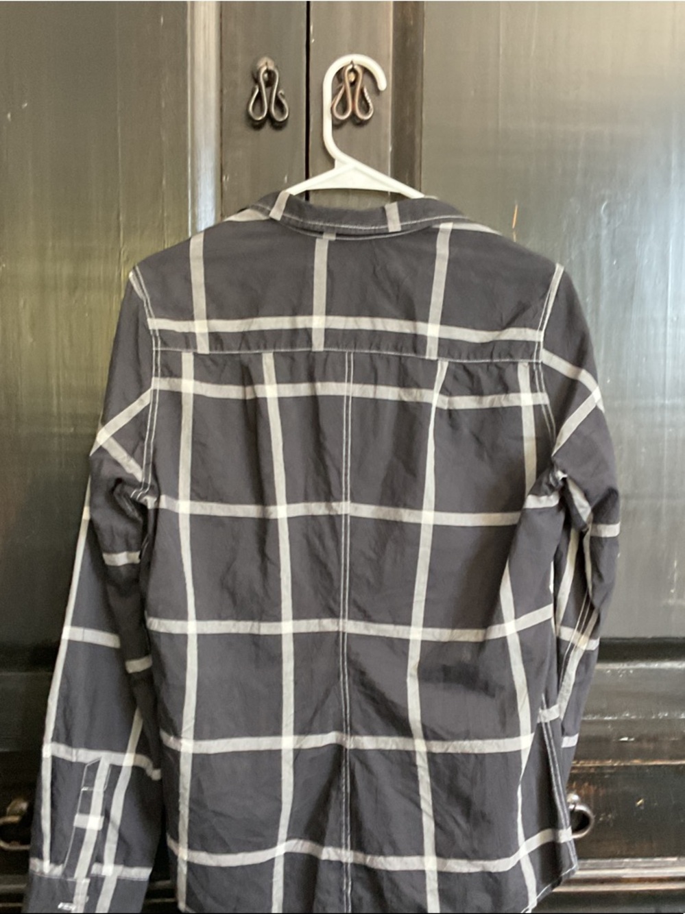 Frank & Eileen Black and White Windowpane Button-Down Shirt - Picture 3 of 4